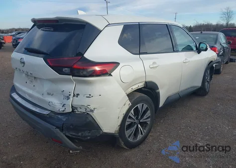 2021 Nissan Rogue Sv Fwd из США, поврежденный, VIN 5N1AT3BA6MC755785